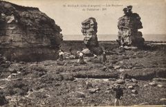 CPA Royan Cote d'Argent Les Rochers de Vallieres 