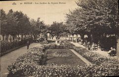 CPA Royan Les Jardins du Square Botton 