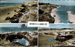 CPA Souvenir de la Grande Cote Saint Palais sur Mer 