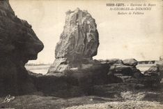 CPA Environs de Royan St Georges de Didonne Rochers de Vallieres 