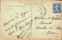CPA Royan Cote d'Argent Square Botton Les Jardins 