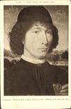 CPA Anvers Musee Royal des Beaux Arts Memling Portrait de Nicolas di Sforzore Spinelli