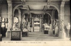 CPA Troyes Musee d'Architecture Ensemble des Salles 