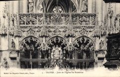 CPA Troyes Jube de l'Eglise Ste Madeleine 