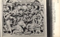 CPA Musee de Sculpture Comparee Troyes Eglise Saint Jean Bas Relief 