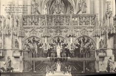 CPA Troyes Jube en pierre de l'Eglise Ste Madeleine 