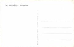 CPA Lourdes L'Apparition 