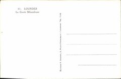 CPA Lourdes La Grotte Miraculeuse 