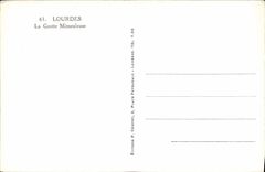CPA Lourdes La Grotte Miraculeuse 