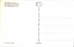 CPA Lourdes Htes Pyr La grotte de Massabielle 