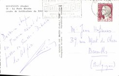 CPA Besancon Doubs La Porte Rivotte 