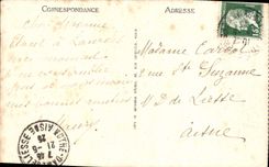 CPA Lourdes Procession de l'Esplanade 