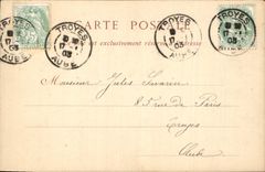 CPA Troyes  Aube Maison Rue de la Monnaie Carte precurseur