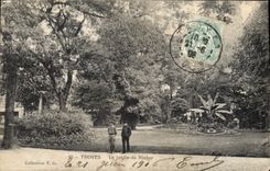 CPA Troyes  Le Jardin du Rocher 