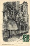 CPA Troyes  La Cathedrale Entree laterale 