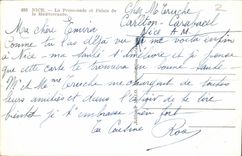 CPA Nice La Promenade et Palais de la Mediterranee 