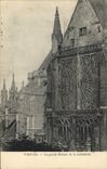 CPA Troyes La grande Rosace de la Cathedrale 