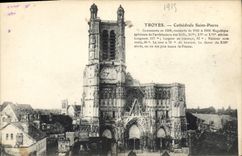 CPA Troyes Cathedrale Saint Pierre 