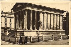 CPA Nimes Gard La Maison Carree 