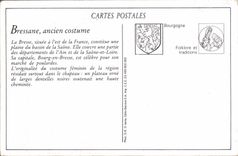 REPRO Folklore Bressane Ancien Costume 