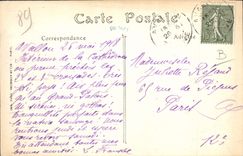 CPA Vezelay Eglise de la Madeleine la Nef 