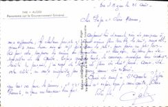 CPA Alger Panorama sur le Gouvernement General 