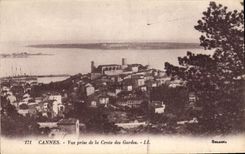 CPA Cannes Vue prise de la Croix des Gardes 
