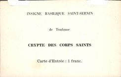 CPA Insigne Basilique Saint Sernin de Toulouse 