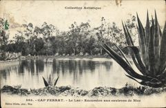 CPA Cap Ferrat Le Lac Excursion aux environs de Nice 
