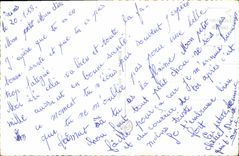 CPA Premiers aveux Femme