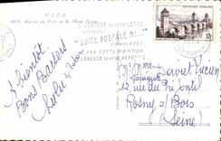 CPA Nice Entree du Port et le Mont Boron 