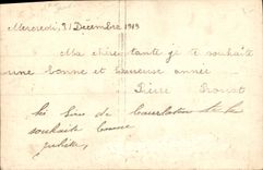 CPA Bonne Annee Femme