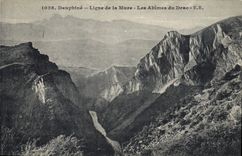 CPA Dauphine Ligne de la Musee Les Abimes du Drac 