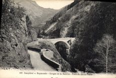 CPA Dauphine Royannais Gorges de la Bourne Pont de la Goule Noire 