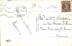 CPA Grenoble Isere Vue generale et la chaine de Belledonne 