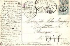 CPA Grenoble la nuit et la Chaine des Alpes 