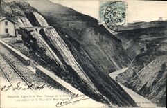 CPA Dauphine Ligne de la Mure Passage de la Rivoire 