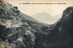 CPA Dauphine Route de Grenoble au Villard de Lans Les Gorges d'Engins 