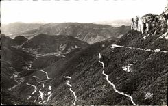 CPA Col Du Rousset La Route en lacets du Col 