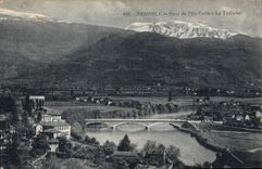 CPA Grenoble Pont de l'lle Verte Le Taillefer 