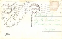 CPA Grenoble Isere Vue generale et la chaine de Belledonne 