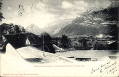 CPA Environs de Grenoble Les Ponts de Claix et le Col de l'Arc 