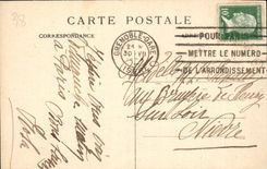 CPA Grenoble Le Pont de l'Hopital et la Chaine des Alpes 