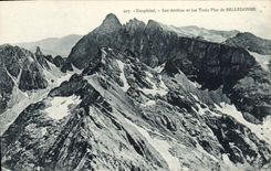 CPA Dauphine Les Arretes et les Trois Pics de Belledonne 