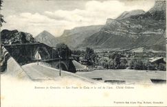 CPA Environs de Grenoble Les Ponts de Claix et le col de l'Arc 