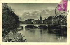 CPA Grenoble L'Isere et la chaine des Alpes 