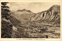 CPA La Vallee de Bourg d'Oisans Le Massif de Belledonne 