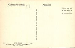 CPA Grenoble Le Pont de la Porte de France et les Forts 