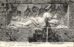 CPA Uriage La Fontaine par Sappey 