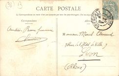 CPA Grenoble Vue generale et la Chaine de Belledonne 